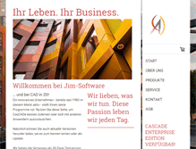 Tablet Screenshot of jim-software.de